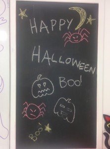 Miss Despina's classes celebrating Halloween!